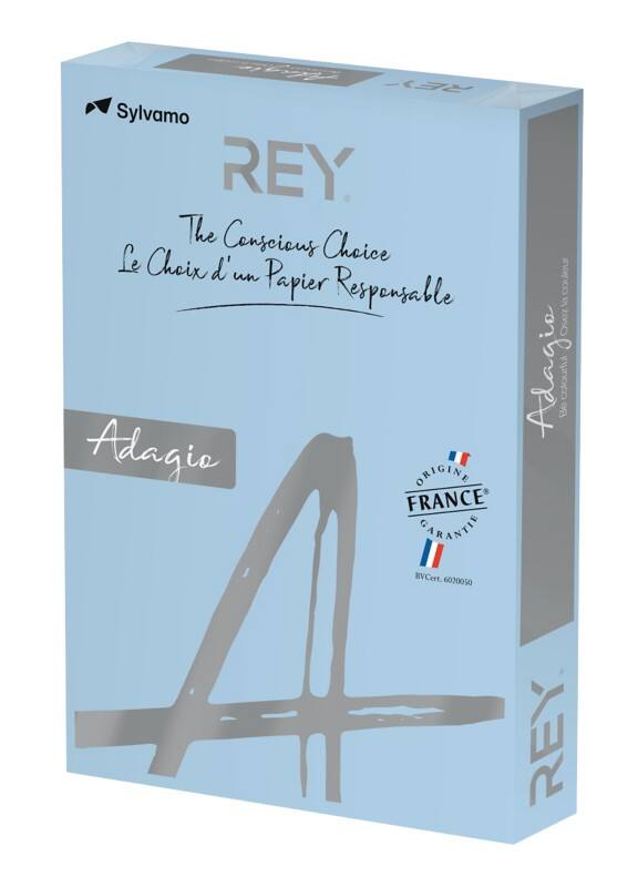 Papier couleur Rey A3 Bleu clair 80 g/m² 500 Feuilles
