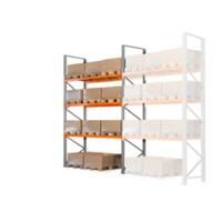 Rayonnage de départ MANORGA 3 Étagères 1825 x 1100 x 6000 mm Argenté, jaune