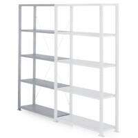 Rayonnage élément suivant MANORGA 5 Étagères 1250 x 600 x 2000 mm Gris