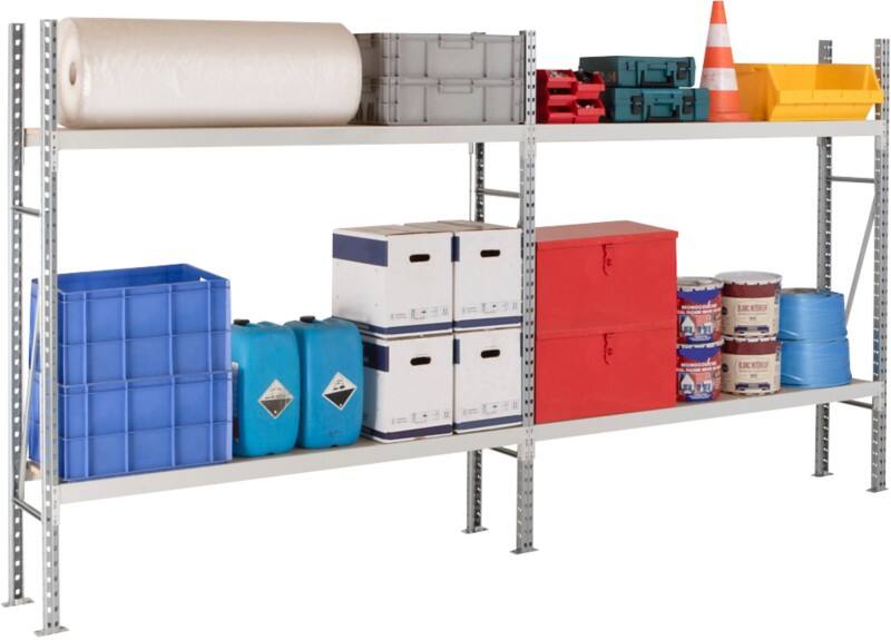 Rayonnage de départ MANORGA Epsivol One 3 étagères 1500 x 800 x 2500 mm Argenté