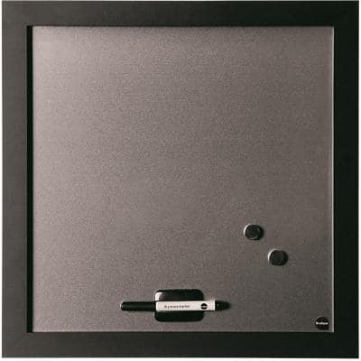 Bi-Office Black Shadow Whiteboard 45 (B)x45 (H) cm Zwart
