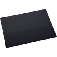 Sous-main Helit The Flat Mat cuir Noir 70 x 50 cm