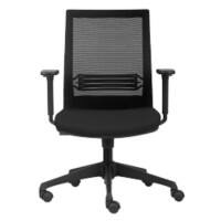 Siège de bureau Euroseats Evora Tissu Noir