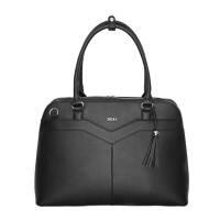 Sac d'épaule SOCHA Couture V Nivodur pour ordinateur portable de 15,6" Noir 44 x 14 x 31 cm