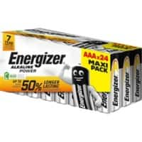 Energizer Batterijen Alkaline Power LR03 AAA Alkaline 1.5 V 24 Stuks