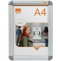 Nobo Premium Plus A4 Cadre d’affichage Argenté 1902214 25 (L) x 1,2 (P) x 34 (H) cm  