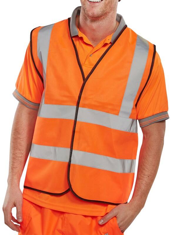 B Seen Hi-Vis Hesje Veiligheidskleding Medium (M) Oranje