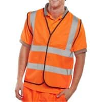 Gilet haute visibilité B Seen Polyester XL Orange