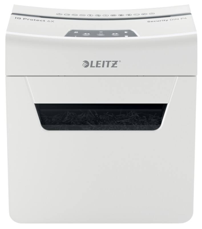 Destructeur de documents Leitz 7 Feuilles 6 Feuilles Coupe croisée Niveau de sécurité P-4 10 L 6X Premium