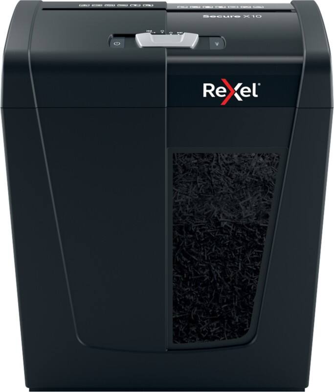 Destructeur de documents Rexel 11 Feuilles 10 Feuilles Coupe croisée Niveau de sécurité P-4 18 L X10
