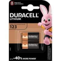 Piles Duracell High Power Ultra 123 CR17345 3V Lithium 2 Unités