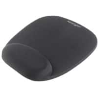 Kensington Muismat met Schuim Polssteun 62384 Zwart