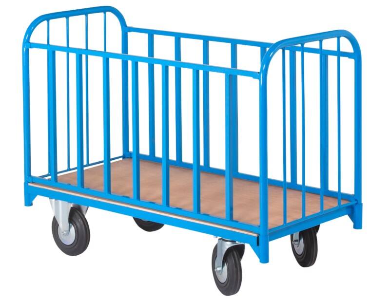 MANORGA Trolley met twee zijden 2 x achterkant Blauw
