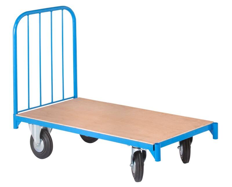 Manorga Trolley met triplex Basis Blauw 1000 x 600 x 1200 mm