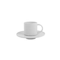 Tasse à café Porcelaine 160 ml Blanc Paquet de 6 unités