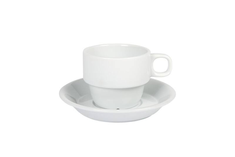 Soucoupe Nova Europa Porcelaine Blanc 24 Unités