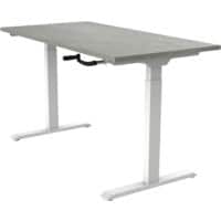 Station de travail assis-debout euroseats bursliwh180oxy Blanc