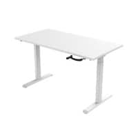 Station de travail assis-debout euroseats bursliwh180wit Blanc