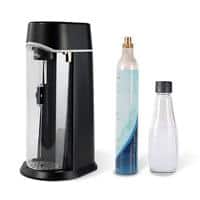 Soda Streamer Startset Glass Life ZY331400000733 Zwart incl. Glazen fles, CO2-patroon