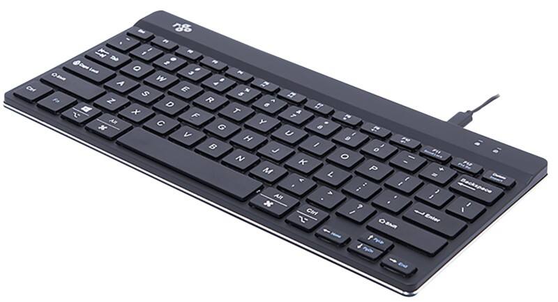 Clavier R-Go Tools filaire Compact Break QWERTY Noir