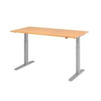 Bureau assis-debout Hammerbacher VXMKA16/6/S Hêtre 1 600 x 800 mm