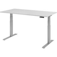 Bureau assis-debout Hammerbacher VXDKB16/5/S Gris 1 600 x 800 mm