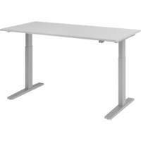 Bureau assis-debout Hammerbacher VXMKA16/5/G Gris 1 600 x 800 mm