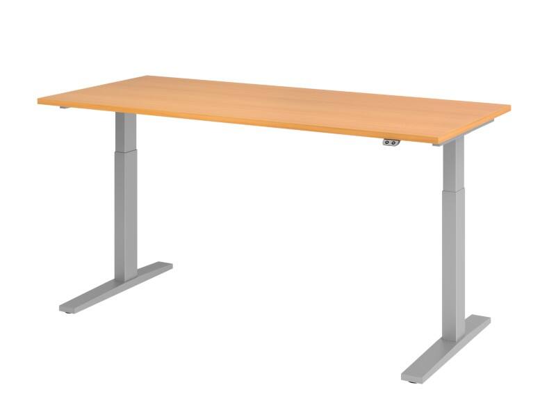 Hammerbacher VXMKA Elektrisch hoogteverstelbaar Zit-sta-bureau Beuken C-Voet 1,800 (B) x 800 (D) x 1,200 (H) mm Spaanplaat, Staal