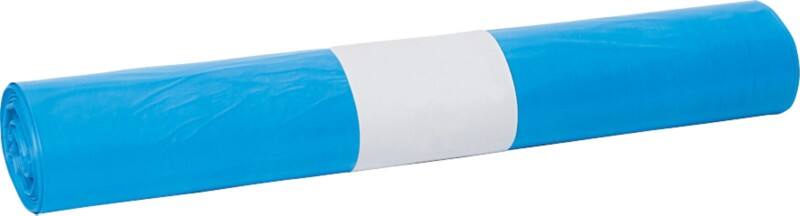 Sac-poubelle Déchets courants DEISS 120 L Bleu HDPE (Polyéthylène renforcé haute densité) 20 microns 25 Unités