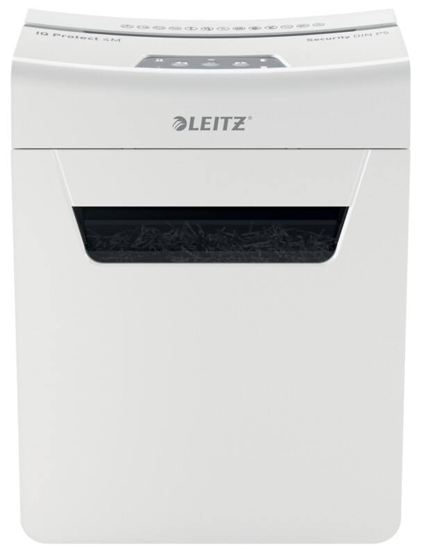 Leitz IQ Protect 4M Premium Papierversnipperaar Micro snippers Veiligheidsniveau P-5 4 Vel
