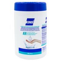 KONIX Hand- en huid reinigingsdoekjes Pak van 100 stuks