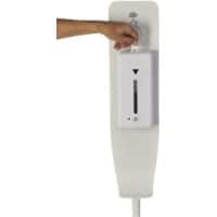 Distributeur de savon pour les mains Alba, sur pied, MHGEL 1 l Blanc