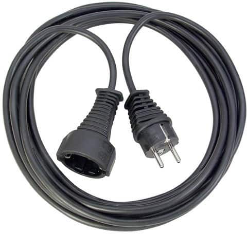 Rallonge brennenstuhl 1165430 230 V Prise de terre CEE 7/7 mâle - Prise de terre CEE 7/7 femelle 3 m Noir