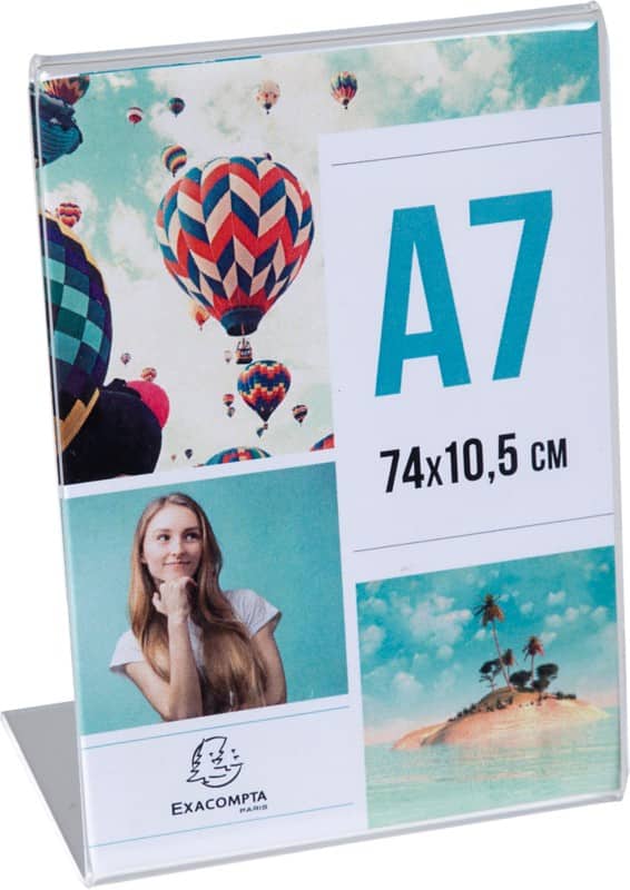 Porte-étiquette Exacompta Transparent 7,4 x 3,2 x 10,5 cm 10 Unités