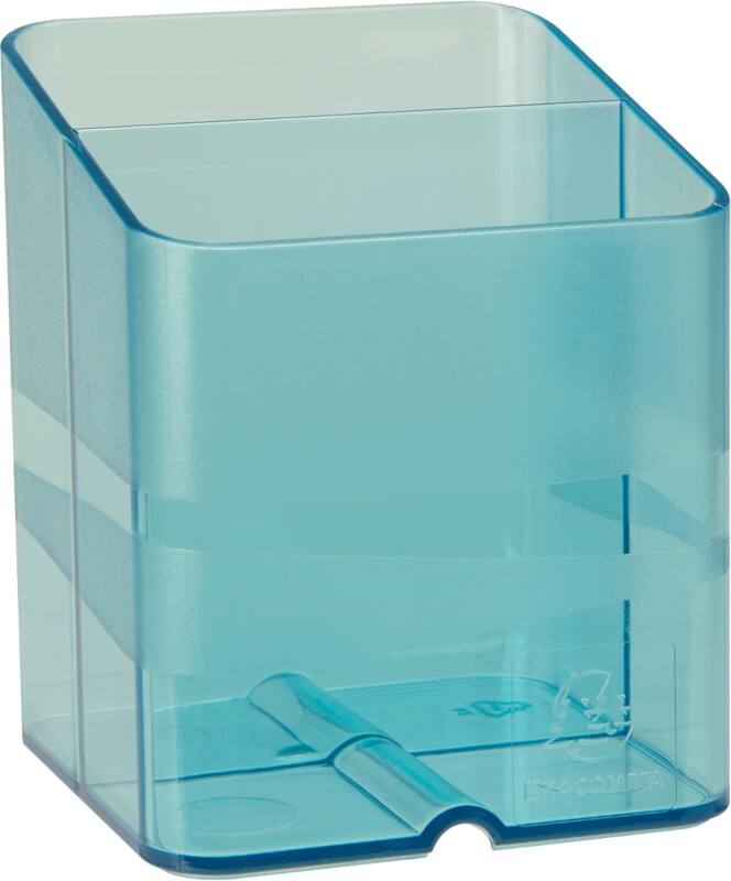 Boîte à stylo Exacompta Chromaline Plastique Turquoise 7,4 x 7,4 x 9,3 cm