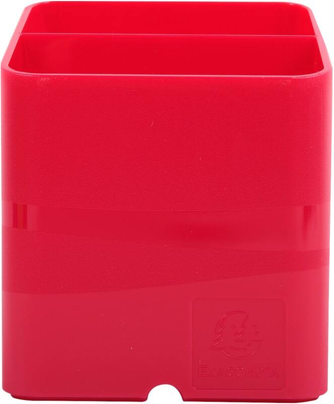 Boîte à stylo Exacompta Iderama Plastique Framboise 7,4 x 7,4 x 9,3 cm