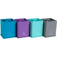 Porte-stylo Exacompta Teksto Carton Assortiment 8,5 x 8,5 x 11 cm