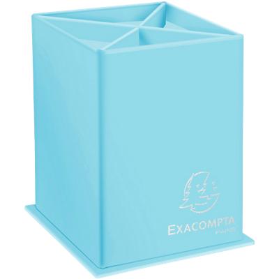 Porte-stylo Exacompta Aquarel Carton Bleu pastel 8,5 x 8,5 x 11 cm