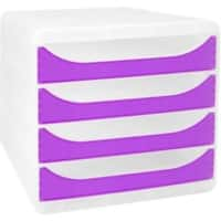 Module à tiroirs Exacompta Plastique Violet