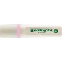 edding 24 EcoLine Tekstmarker Roze Medium Beitelpunt Navulbaar