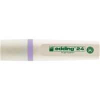 edding 24 EcoLine Tekstmarker Paars Medium Beitelpunt Navulbaar