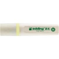 edding 24 EcoLine Tekstmarker Geel Medium Beitelpunt Navulbaar