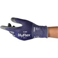 Gants de manutention HyFlex Nitrile Taille 7 Bleu foncé 12 Paires