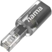 Adaptateur USB Hama Antitorsion Noir, transparent