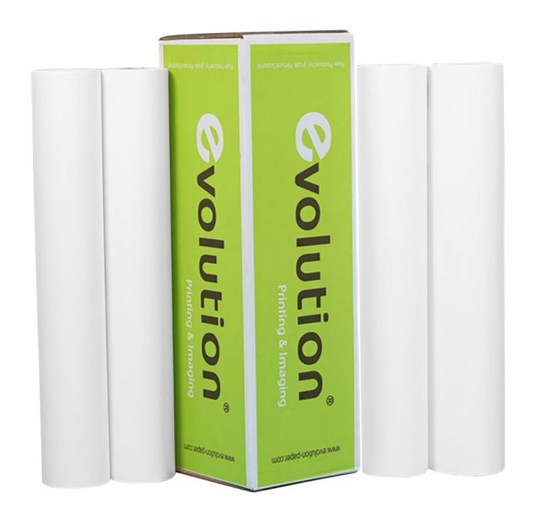 Papier traceur evolution Couché 61 x 30 m 120 g/m² Blanc