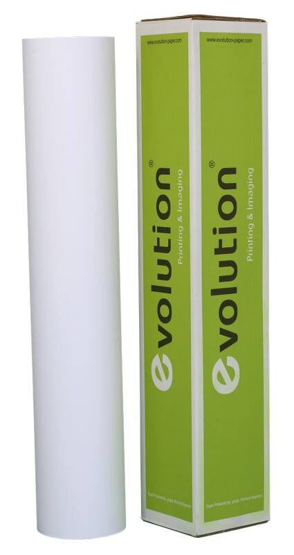Papier traceur evolution Couché 91,4 x 30 m 120 g/m² Blanc