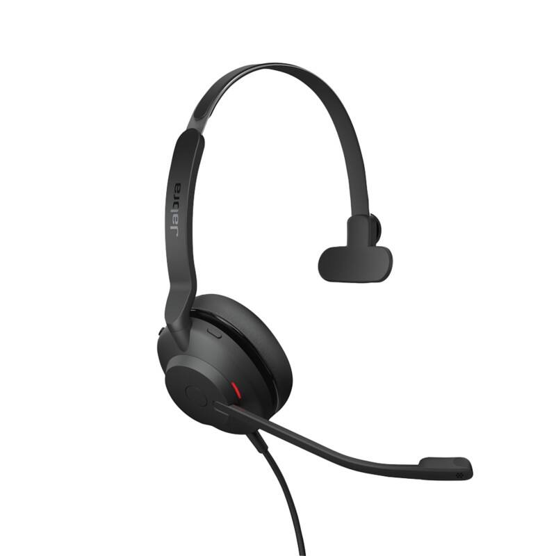 Jabra Evolve2 30 UC Bedraad Headset Over het oor USB Met microfoon Mono Zwart