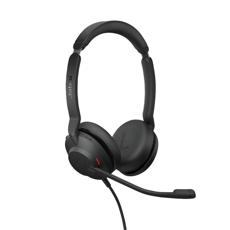 Micro casque Jabra Evolve2 30 USB-C Sans Bluetooth Avec Microphone Stéréo Noir