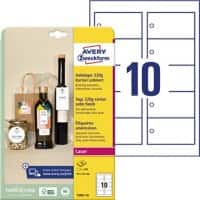 Étiquettes Avery T2001-10 Carton 13 x 210 x 297 mm Ultra blanc 10 unités