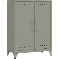 Buffet Bisley Fern Métal 800 x 400 x 110 mm Gris clair